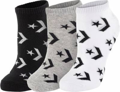 CONVERSE Носки женские Converse Exploded star chevron, 3 пары, размер 39-42 UEM1V8NDNK
