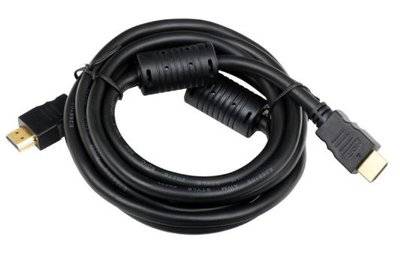 VCOM Telecom Кабель HDMI 2.0м VCOM Telecom v1.4 W/Ethernet/3D 2 фильтра с позолоченными контактами THD6020E-2M СG511D/CG501F THD6020E-2M