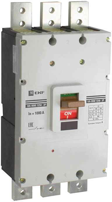 Ekf mccb99-1250-1000m Выключатель автоматический ВА-99М 1250/1000А 3P 35кА PROxima EKF EKF-21 mccb99-1250-1000m