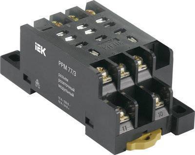 Iek RRP10D-RRM-3 Модульный РАЗЪЁМ РРМ77/3(PTF11A) для РЭК77/3(LY3) IEK RRP10D-RRM-3