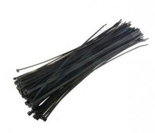 Telecom Cтяжка нейлон 4.5X300мм, черная, (100шт./уп.) Telecom TIE4.5X300MM-B