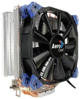 Aerocool Устройство охлаждения(кулер) Aerocool Verkho 4 Soc-FM2+/AM2+/AM3+/AM4/1150/1151/1155/2011/ 4-pin 15-27dB Al+Cu 140W 678gr Ret Verkho 4