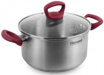 Rondell Кастрюля Rondell 1114-RDS 24 см 4.8 л нержавеющая сталь 1114-RDS