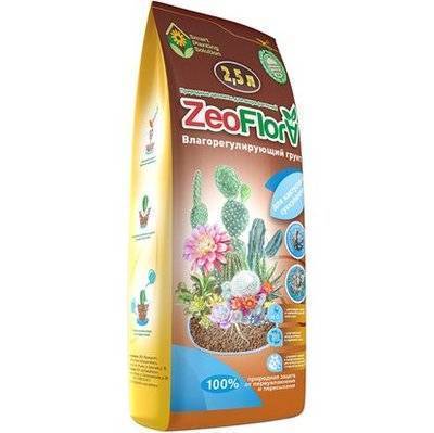 ZeoFlora Грунт для кактусов и суккулентов ZeoFlora 2,5 л 