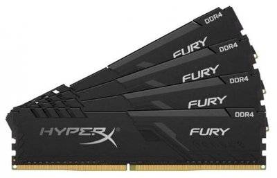 Kingston Оперативная память 32Gb (4x8Gb) PC4-25600 3200MHz DDR4 DIMM CL16 Kingston HX432C16FB3K4/32 HX432C16FB3K4/32