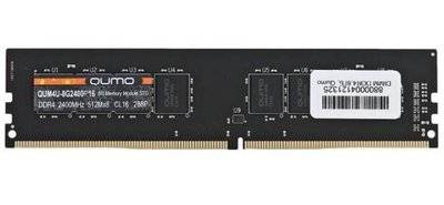Qumo Оперативная память 8Gb PC4-19200 2400MHz DDR4 DIMM QUMO QUM4U-8G2400P16 QUM4U-8G2400P16
