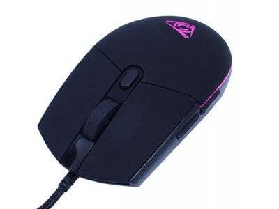 Qcyber Мышь игровая QCYBER WTF 3200 DPI, многоцветная подсветка, софт тач пластик, тканевый провод, 6 клавиш + скролл. QC-02-008DV01