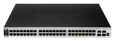D-Link Коммутатор D-LINK DGS-3420-52T управляемый 48 портов 10/100/1000Mbps 4x combo GbLAN/SFP DGS-3420-52T