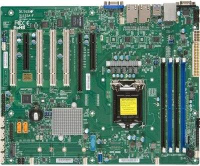 Supermicro Материнская плата Supermicro MBD-X11SSA-F-O Socket 1151 C236 4xDDR4 1xPCI-E 16x 1xPCI-E 8x 6 ATX MBD-X11SSA-F-O
