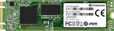 Transcend Твердотельный накопитель SSD M.2 1 Tb Transcend TS1TMTS800S Read 550Mb/s Write 460Mb/s MLC TS1TMTS800S
