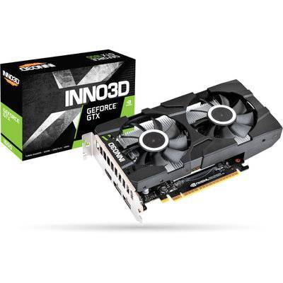 Inno3D Видеокарта 4Gb <PCI-E> Inno3D GeForce GTX 1650 Twin X2 OC N16502-04D5X-1510VA25 <GTX1650, GDDR5, 128bit, HDCP, 2xDVI, HDMI, DP, Retail> N16502-04D5X-1510VA25