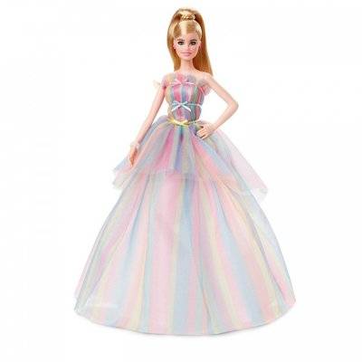 Barbie Кукла Barbie Пожелания ко Дню рождения коллекционная GHT42 Коллекционная кукла Пожелания ко дню рождения GHT42