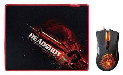 A4Tech Мышка A4Tech Bloody A90 + Коврик B-071 (черный) a90+b-071