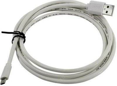 Green Connection Кабель microUSB 1.5м Green Connection GCR-UA9MCB3-BC2S круглый белый GCR-UA9MCB3-BC2S