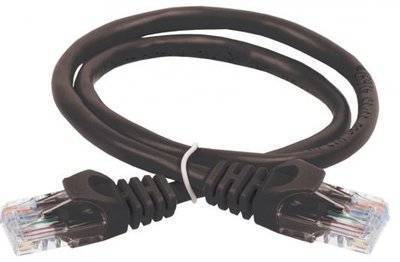 Itk Патч-корд UTP 5е категории 1м ITK PC09-C5EU-1M черный PC09-C5EU-1M