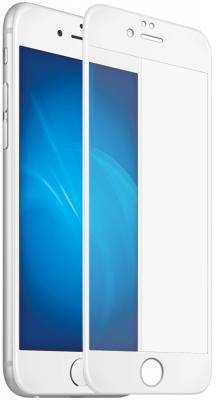 DF Закаленное стекло с цветной рамкой (fullscreen) для iPhone X DF iColor-14 (white) DFiColor-14