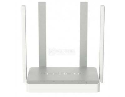 KEENETIC Маршрутизатор Keenetic Speedster 10/100/1000BASE-TX, 1xWAN, 4xLAN, WiFi 802.11ac до 300 Мбит/с / 876 Мбит/с (2,4 и 5 ГГц), Белый KN-3010 KN-3010