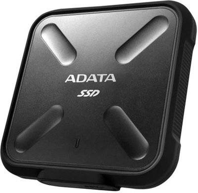 A-Data Твердотельный диск 1TB A-DATA SD700, External, USB 3.1, [R/W -440/430 MB/s] 3D-NAND, черный ASD700-1TU31-CBK