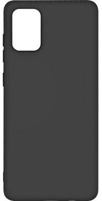 DF Чехол для смартфона Samsung Galaxy A71 DF sOriginal-08 Black клип-кейс, силикон DFsOriginal-08(black)