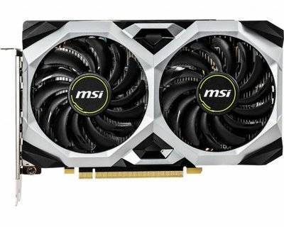 MSI Видеокарта MSI PCI-E GTX 1650 VENTUS XS 4G OC nVidia GeForce GTX 1650 4096Mb 128bit GDDR5 1485/8000 DVIx1/HDMIx1/DPx1/HDCP Ret GeForce GTX 1660 Super VENTUS XS OC