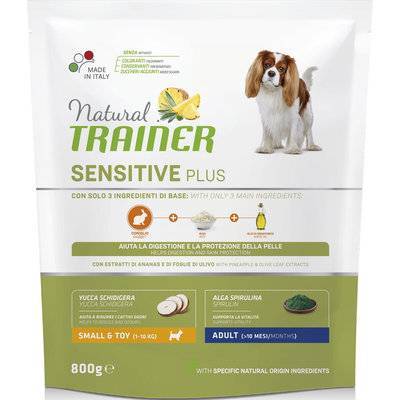 TRAINER Корм для собак TRAINER Nat.Sensitive Plus для мелких пород кролик сух. 800г 