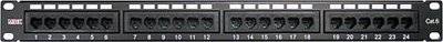 MDX Патч-панель 19", 24 порта RJ-45, категория 6, UTP, 1U, MDX MDX-PPR-UTP6-24