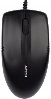 A4Tech Мышь проводная A4TECH OP-530NU V-Track Padless чёрный USB OP-530NU V-Track Padless