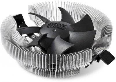 PCCooler Кулер PCCooler E80 S775/115X/AM2/2+/AM3/3+/AM4/FM1/FM2/754/939/940 (72 шт/кор, TDP 65W, вент-р 80мм, 2200RPM, 22dBa) Retail Color Box E80