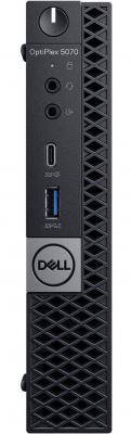 Dell Dell Optiplex 5070 MFF Intel Core i5 9500T(2.2Ghz)/8192MB/SSD 256GB/noDVD/UHD 630/BT/WiFi/war 3y/black/Linux + TPM, RS-232 Optiplex 5070 MFF