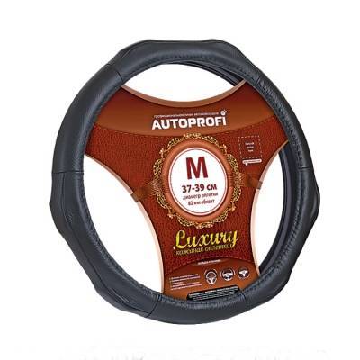 AUTOPROFI Оплетка руля AUTOPROFI Ap-1020 bk (m) 