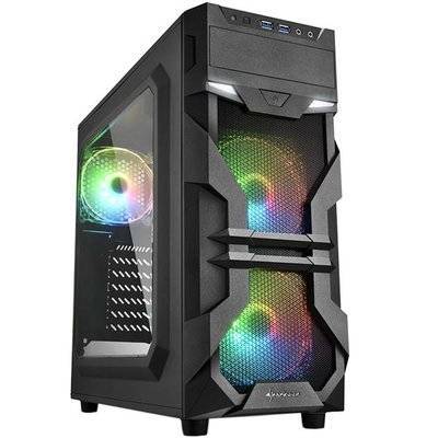 Sharkoon Корпус для компьютера Sharkoon VG7-W RGB led 