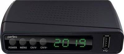 Perfeo Perfeo DVB-T2/C приставка "STREAM" для цифр.TV, Wi-Fi, IPTV, HDMI, 2 USB, DolbyDigital, пульт ДУ Stream (PF_A4351) Stream PF_A4351