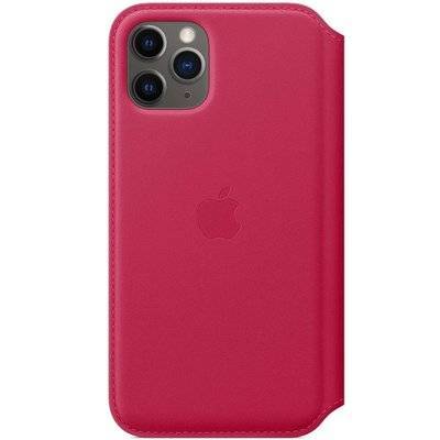 Apple Чехол для iPhone Apple iPhone 11 Pro Leather Folio Raspberry (MY1K2ZM/A) 