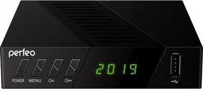 Perfeo Perfeo DVB-T2/C приставка "STREAM-2" для цифр.TV, Wi-Fi, IPTV, HDMI, 2 USB, DolbyDigital, пульт ДУ DVB-T2/C STREAM STREAM-2 PF_A4488
