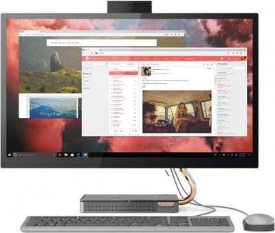 Lenovo Lenovo IdeaCentre AIO A540-27ICB 27"(2560x1440)/Intel Core i7 9700T(2Ghz)/8192Mb/1024SSDGb/noDVD/Int:Intel UHD Graphics 630/BT/WiFi/war 1y/grey/W10 + Клавиатура, мышь F0EK0017RK