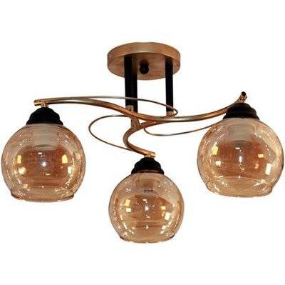 Элетех Люстра потолочная ЭЛЕТЕХ ЛИЯ/3-А золотая