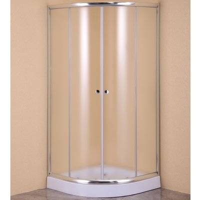 Agger Душевой уголок Agger A01-080MCR 80x80 профиль Хром стекло матовое A01-080MCR