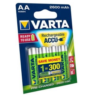 Varta Аккумуляторы Varta AA R2U 2600мАч 05716101404