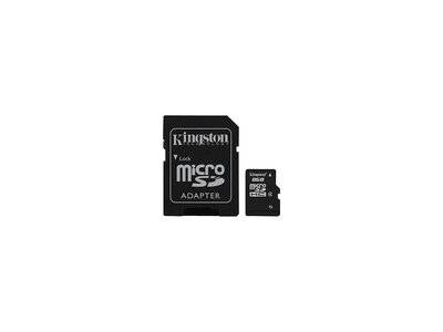 Kingston Technology Карта памяти Kingston Technology MicroSD HC 8 ГБ class 4 (с адаптером) 