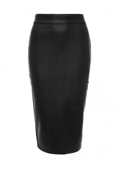 LOST INK Юбка LOST INK MATT TEXTURED PU PENCIL FW16LIW1209004901