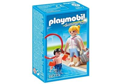 Playmobil Конструктор Playmobil Супервайзер в бассейне (6677pm) 6677pm