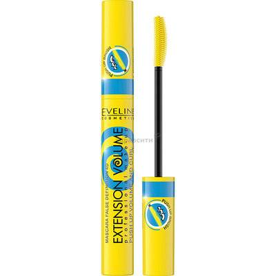 Eveline Тушь EVELINE (Эвелин) для ресниц Extension volume professional make-up 10мл 1122727