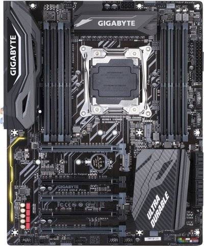 Gigabyte Материнская плата GigaByte X299 UD4 Pro Socket 2066 X299 8xDDR4 2xPCI-E 16x 2xPCI-E 4x 1xPCI-E 8x 8 ATX Retail X299 UD4 Pro Soc-2066 (X299 UD4 PRO) X299 UD4 Pro