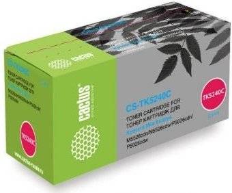 CACTUS Картридж Cactus CS-TK5240C для Kyocera Ecosys M5521cdn/M5521cdw/P5021cdn/P5021cdw голубой 4000стр tk-5240c CS-TK5240C