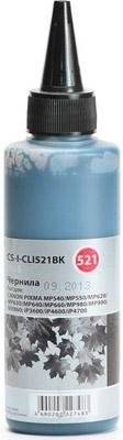 CACTUS Чернила Cactus CS-I-CLI521BK для CANON PIXMA MP540/ MP550/ MP620/ MP630/ MP640 100мл черный CS-I-CLI521BK