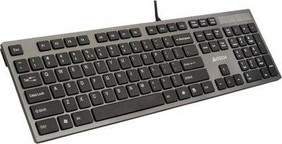A4Tech Клавиатура проводная A4TECH KV-300H USB черный серый KV-300H dark Grey USB KV-300H