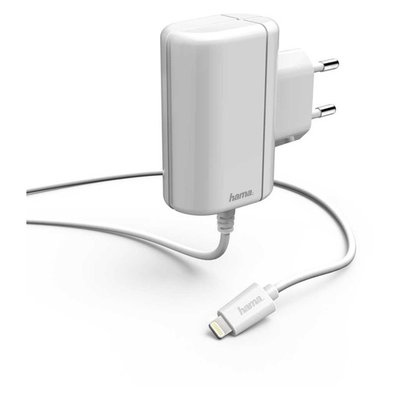Hama Сетевое зарядное устройство HAMA H-178262, 8-pin Lightning (Apple), 2.4A, белый 00178262 