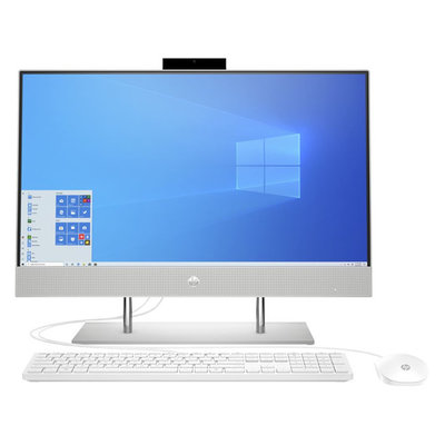 HP Моноблок HP 24-dp0021ur, 23.8", Intel Core i7 1065 G7, 16ГБ, 1ТБ SSD, NVIDIA GeForce MX330 - 2048 Мб, Windows 10, серебристый [14q24ea] 14Q24EA