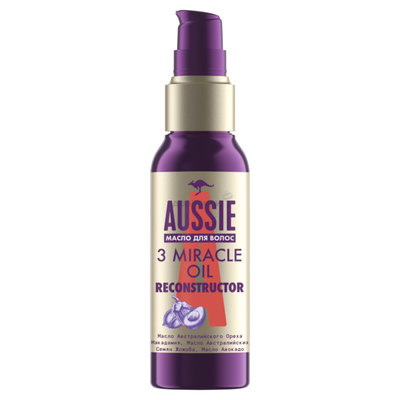 Ondal France S.A.R.L. Aussie (Осси) масло для волос 3 Miracle Oil reconstructor, 100мл Ondal France S.A.R.L. 1149959