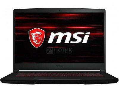 MSI Ноутбук MSI GF63 9SCXR-458RU Thin (15.60 LED (IPS - level)/ Core i5 9300H 2400MHz/ 8192Mb/ SSD / NVIDIA GeForce® GTX 1650 в дизайне MAX-Q 4096Mb) MS Windows 10 Home (64-bit) [9S7-16R412-458] 9S7-16R412-458